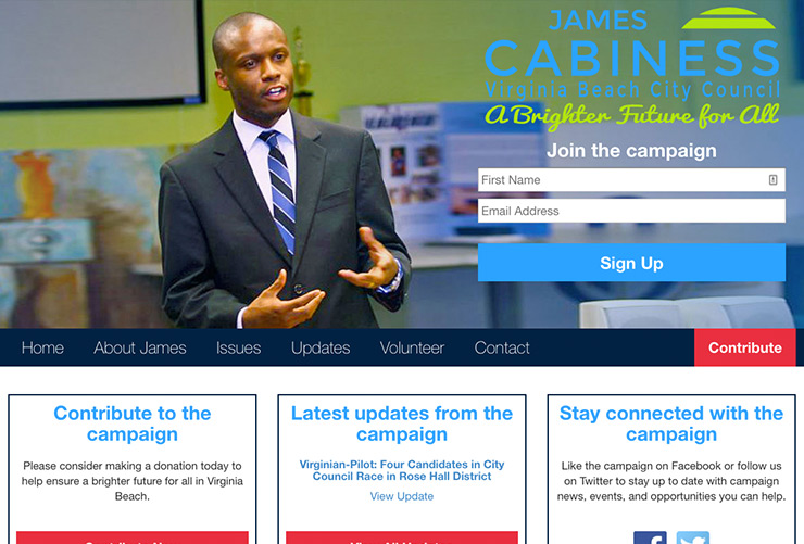 Cabiness for Council Web Design and Web Development by Joel McDonald