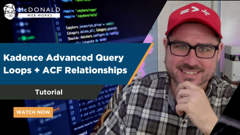 Custom queries with Kadence advanced query loops with Advanced Custom Fields relationship fields